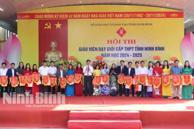 Khai mạc Hội thi giáo viên dạy giỏi cấp THPT tỉnh Ninh Bình năm học 2024-2025