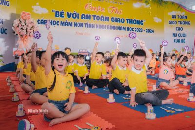 Cuộc thi “Bé với an toàn giao thông” cấp học mầm non tỉnh Ninh Bình năm học 2023-2024